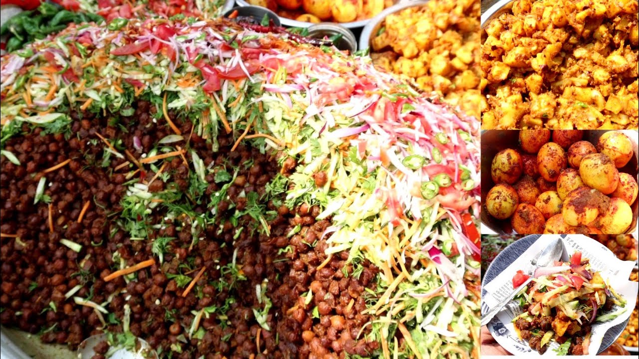 Famous  Chana Masala chaat| roadside street food || UNIQUE FOOD FANS