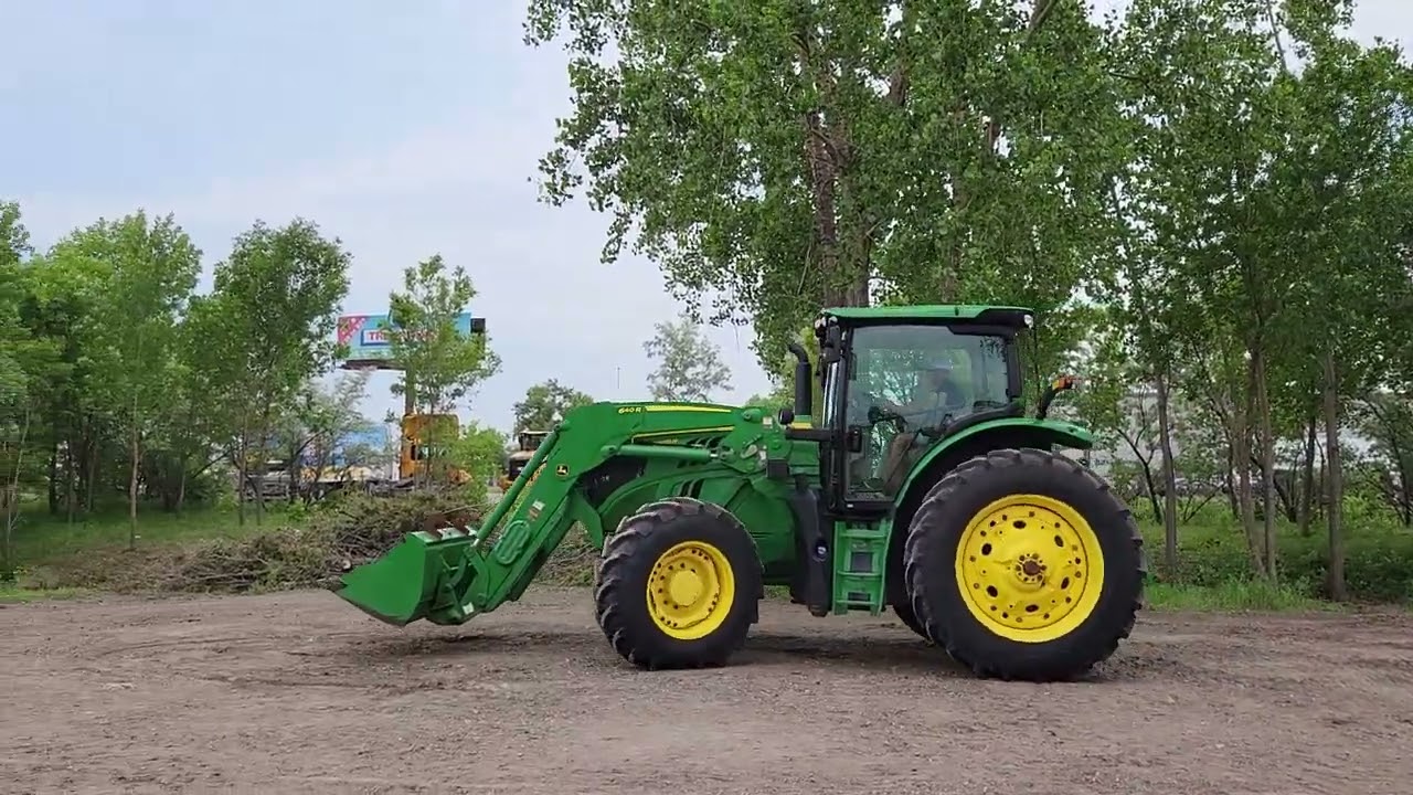 2016 John Deere 6155R MFWD Loader Tractor