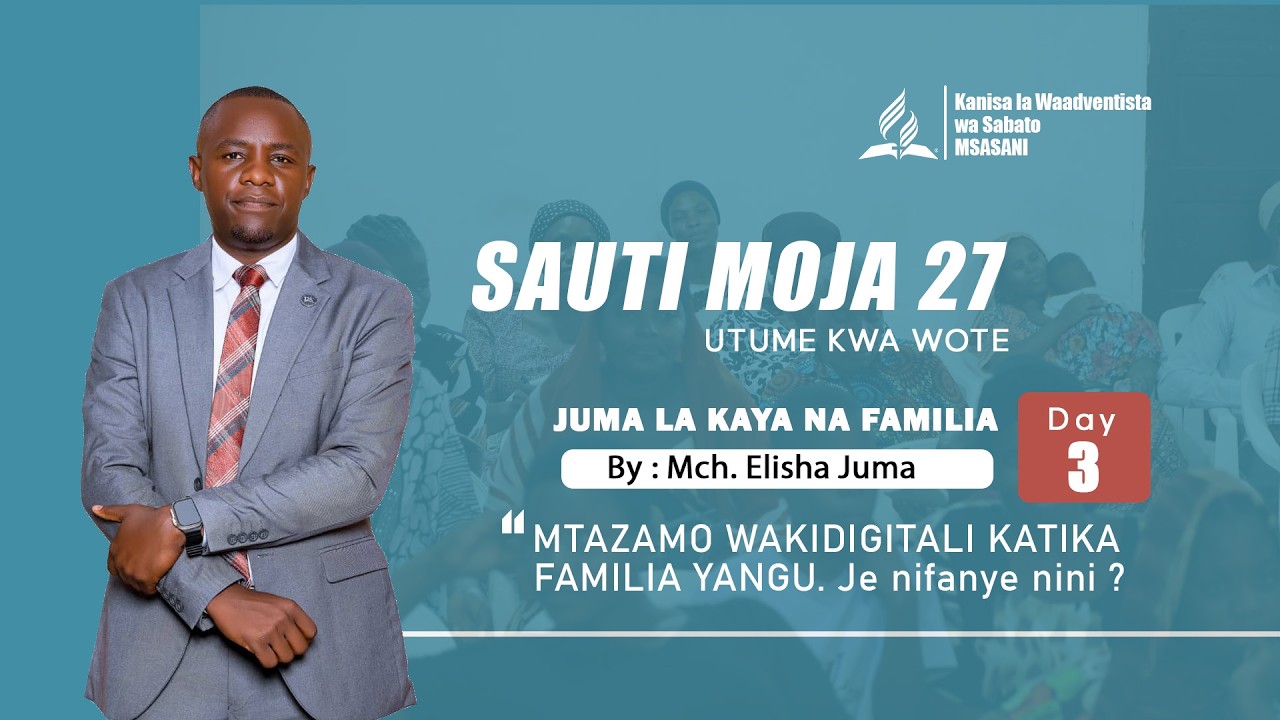 #LIVE:  MTANZIKO WA KIDIJITALI KTK FAMILIA YANGU. Je nifanye nini? - DAY 03  || MCH : ELISHA JUMA