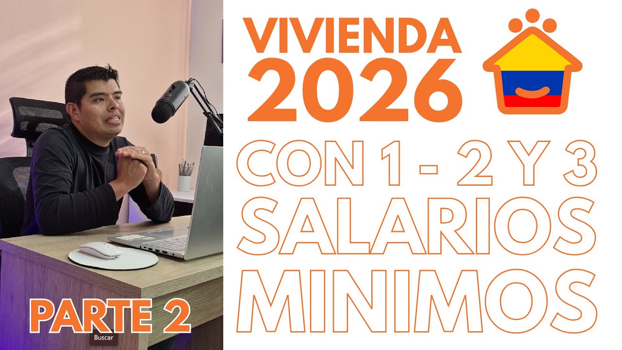 Cómo comprar vivienda en Colombia ganando 2 o 3 salarios mínimos | Subsidios y crédito 2026