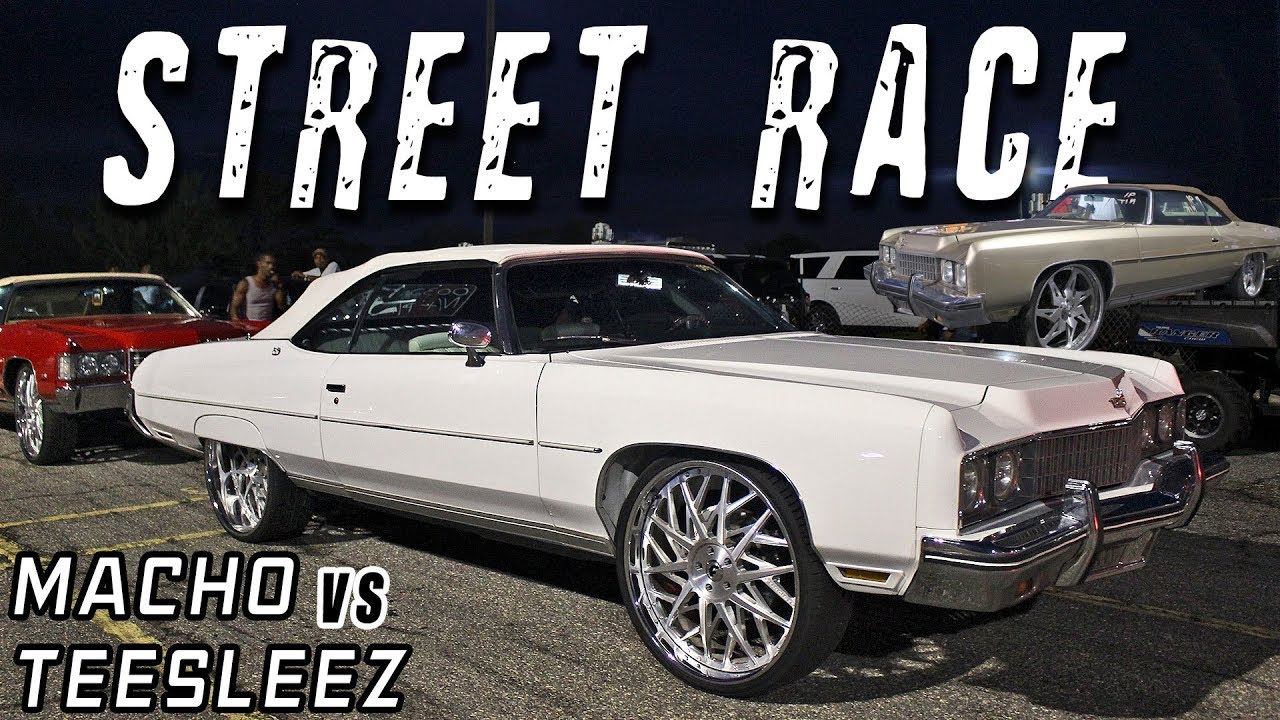 MACHO SUPERCHARGED DONK VS TEESLEEZ BIG BLOCK DONK STREET RACE - #REPOSTRACE