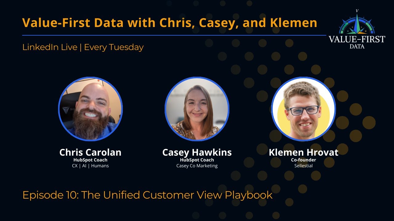 Value-First Data Episode 10: The Unified Customer View Playbook