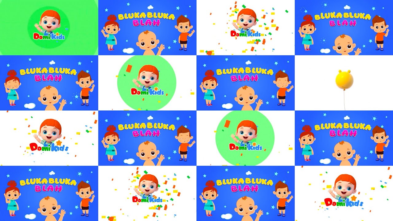 Bluka Bluka Blah, Dave and Ava and Domi Kids Logo Intro Over 1 Million Times