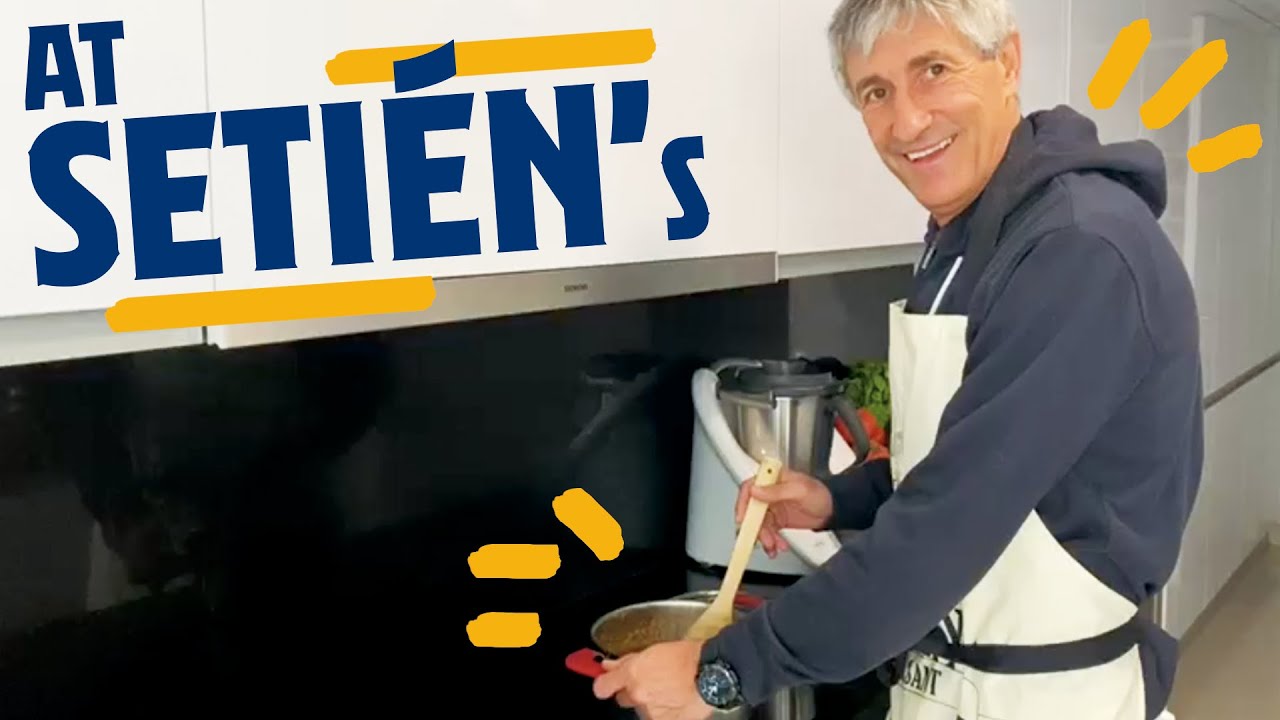 A DAY AT HOME WITH QUIQUE SETI&Eacute;N