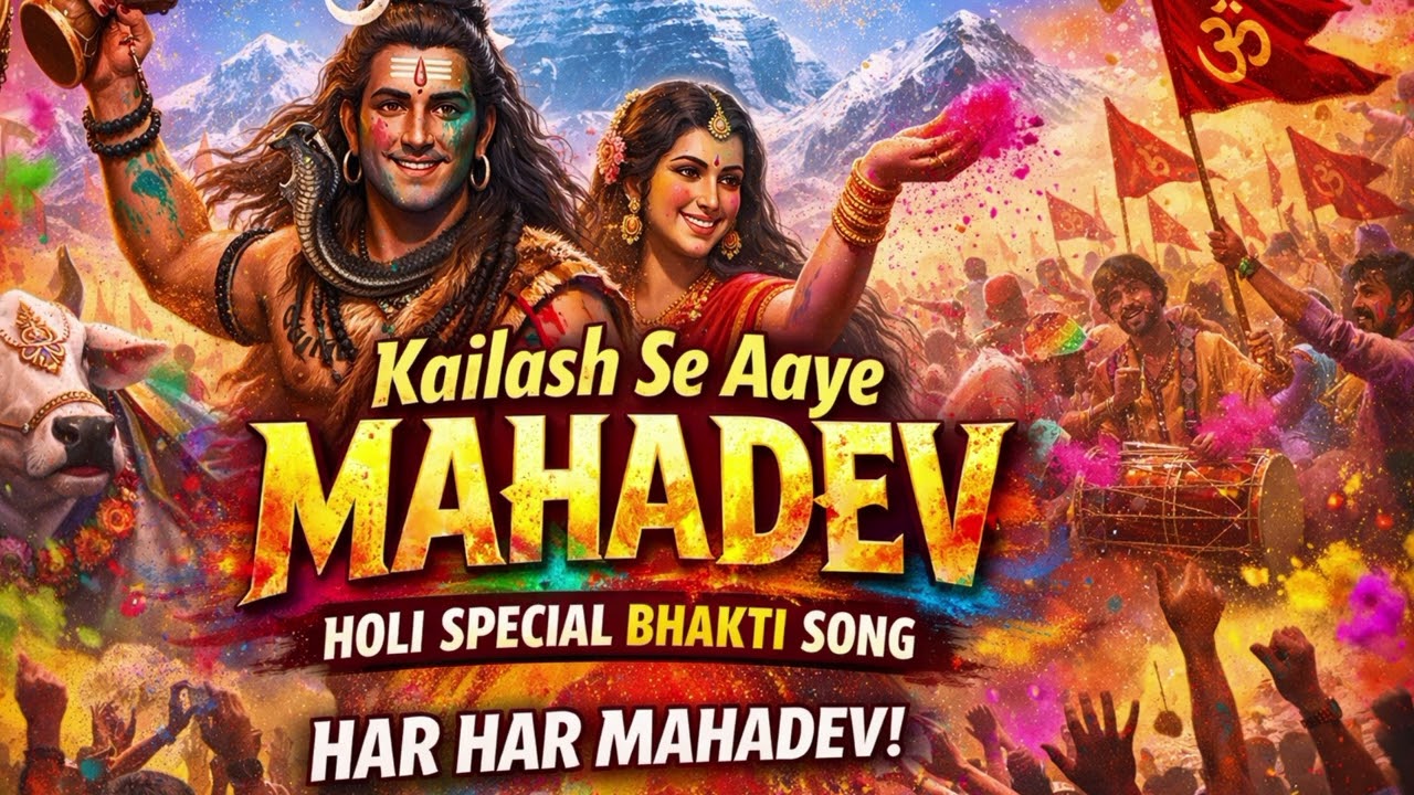 Kailash Se Aaye Mahadev 🔱 | Rangon Mein Bhole Baba | Holi Bhakti Song 2026