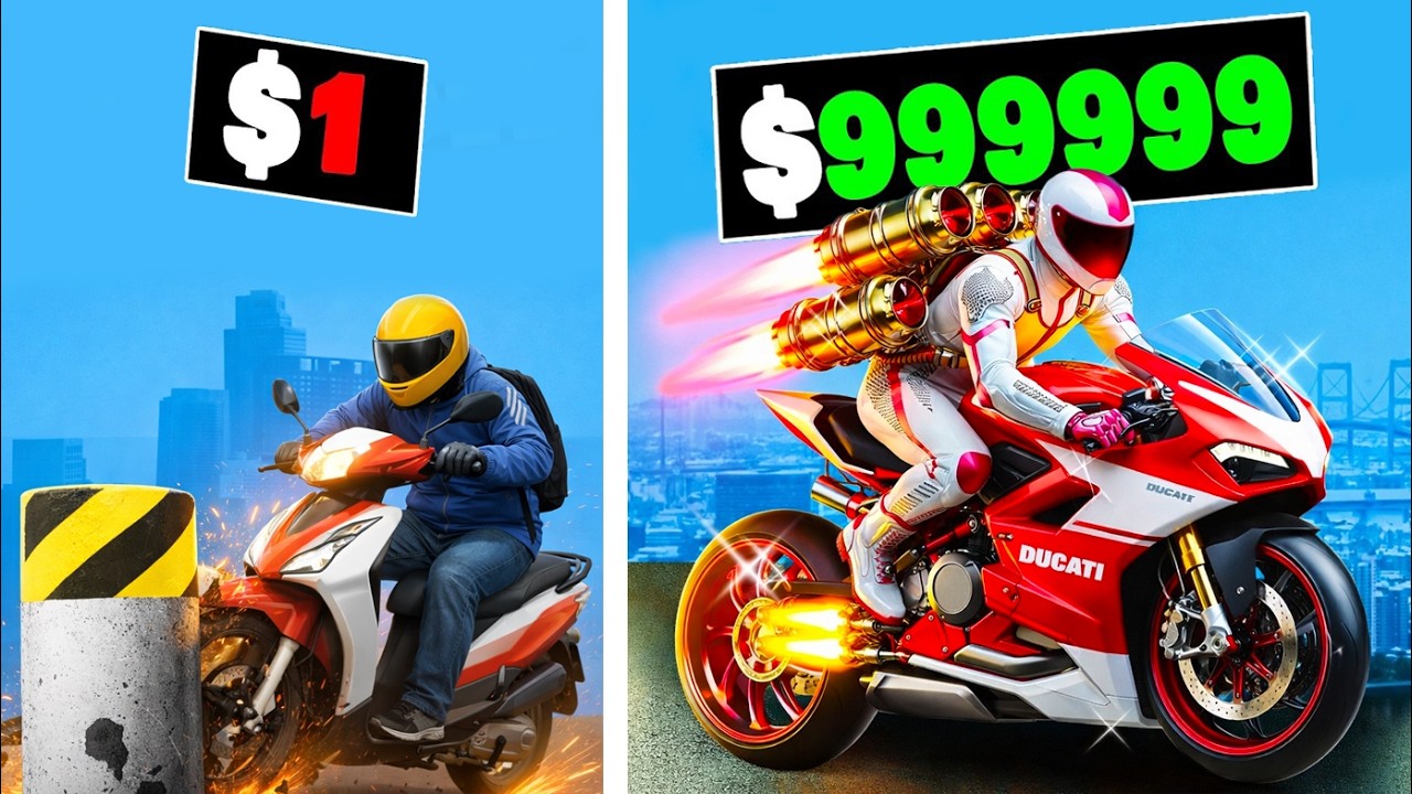 Every time I crash my Bike gets more expensive in GTA 5!