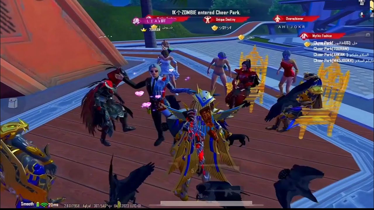 Gucci gaming vs All Rich Player’s in Cheer Park Emoji/X–Suit Fight 😱🔥#pubgcheerpark #pubgxsuit