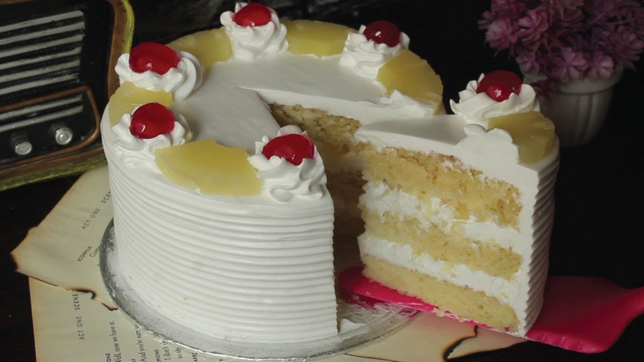 Classic Pineapple Cake Recipe Step by Step 😍