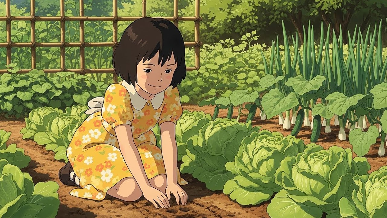 The life of Japanese farmers in rural villages🌾 - Ghibli Style Video🍃