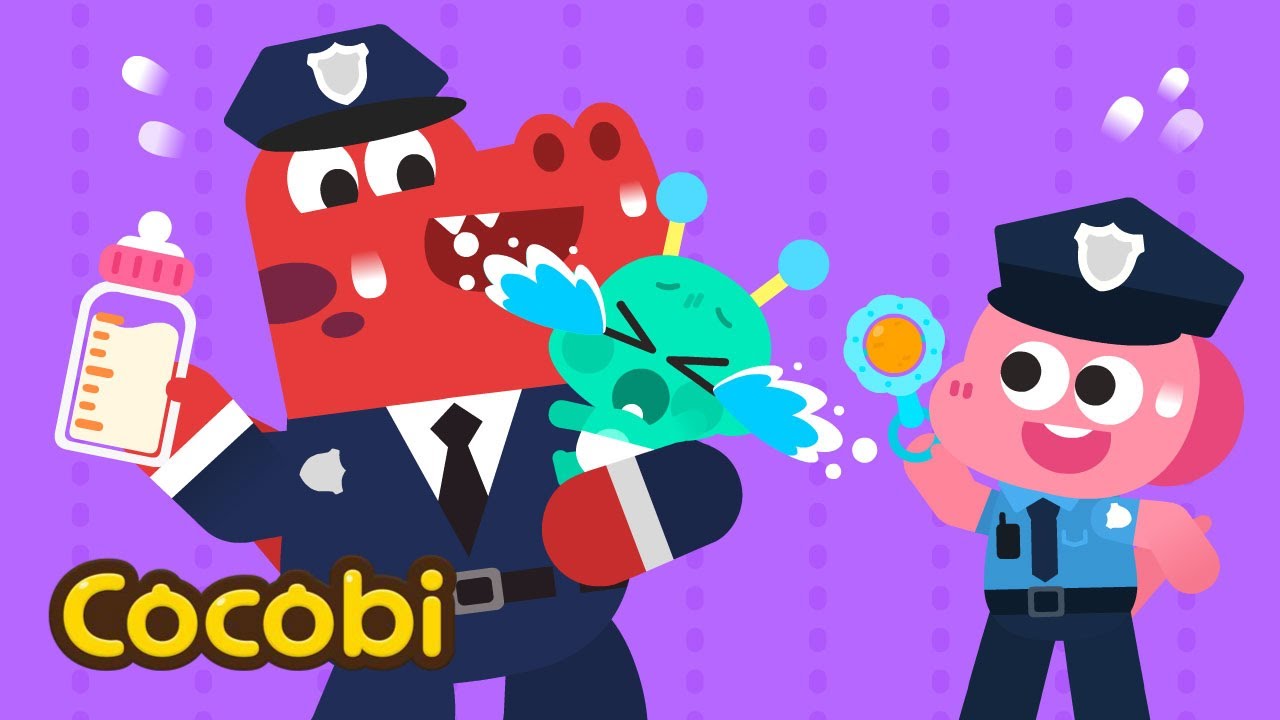 Police Takes Care of Baby Alien | Songs for Kids | Cocobi