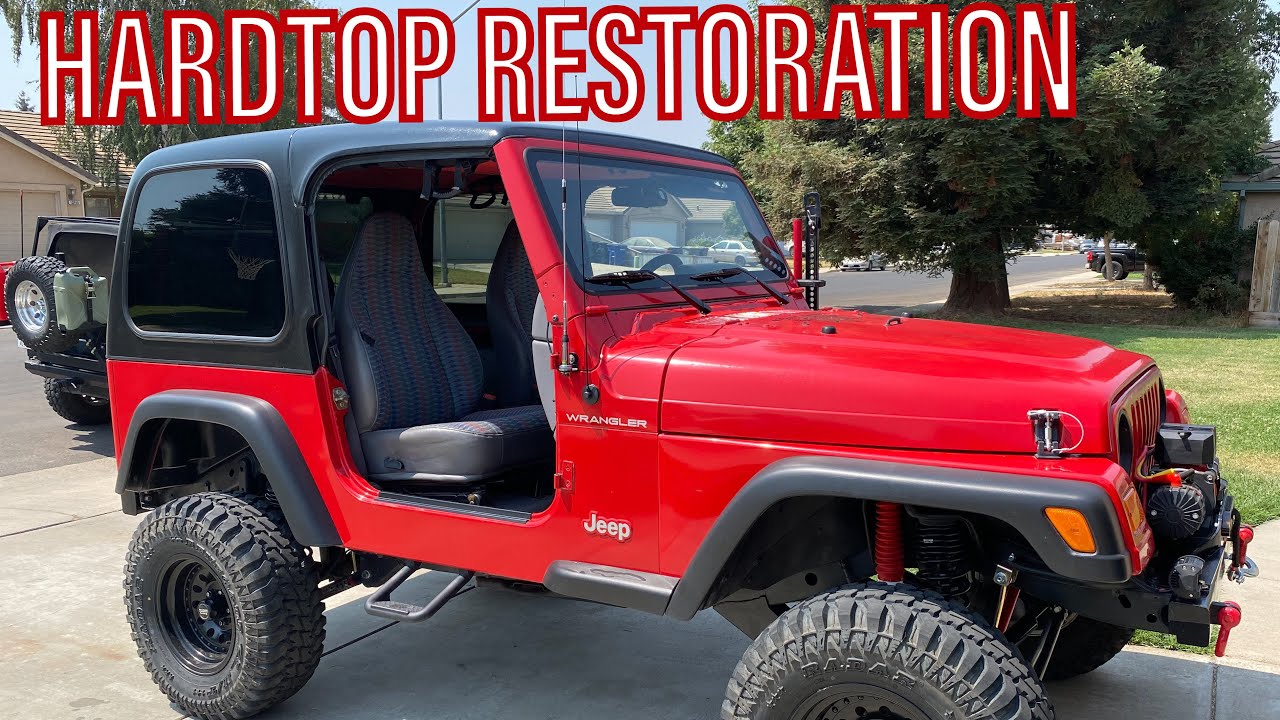 Восстановление и обновление жесткого верха Jeep Tj Wrangler