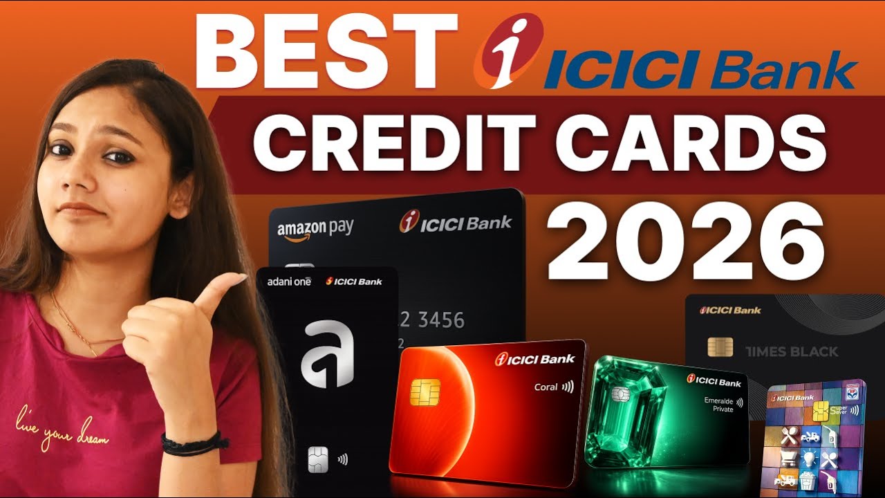 Топ-5 лучших кредитных карт ICICI Bank 2026 года | ICICI Emeralde Private | ICICI Coral | Times B...