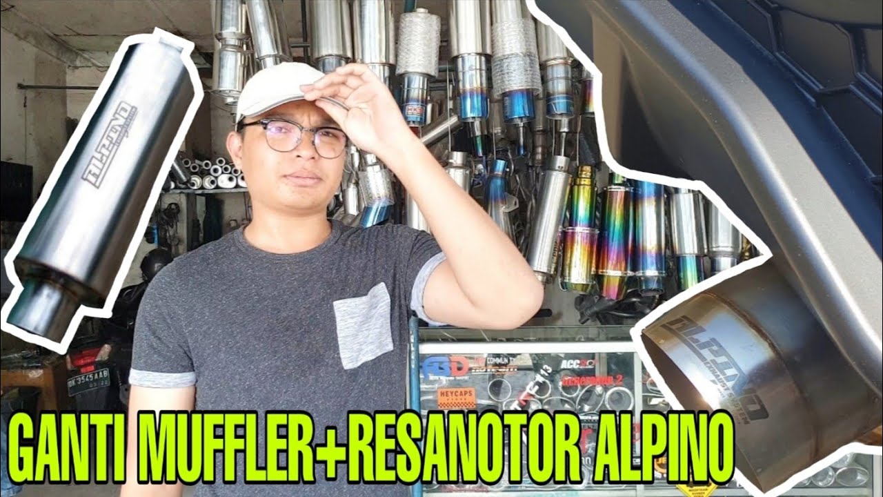 Ganti resonator dan muffler S03 ALPINO di brio + Tips memilih resonator / CarVlog4