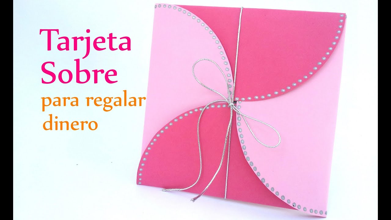 Manualidades: TARJETA para regalar DINERO - Innova Manualidades