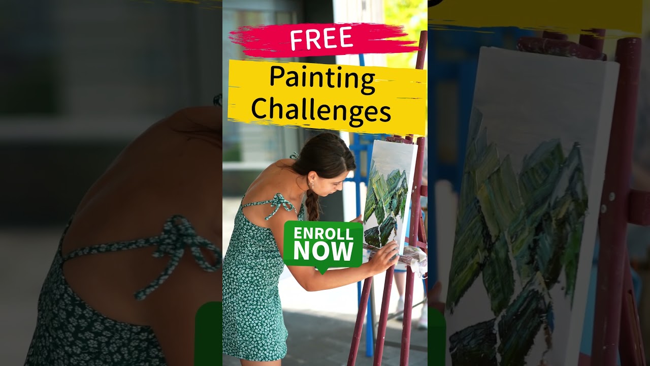 Join a FREE Acrylic Painting Challenge