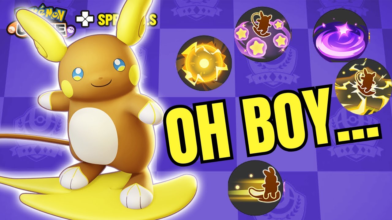 RAICHU IS HERE! This Thing IS CRAZY! | Pokemon Unite