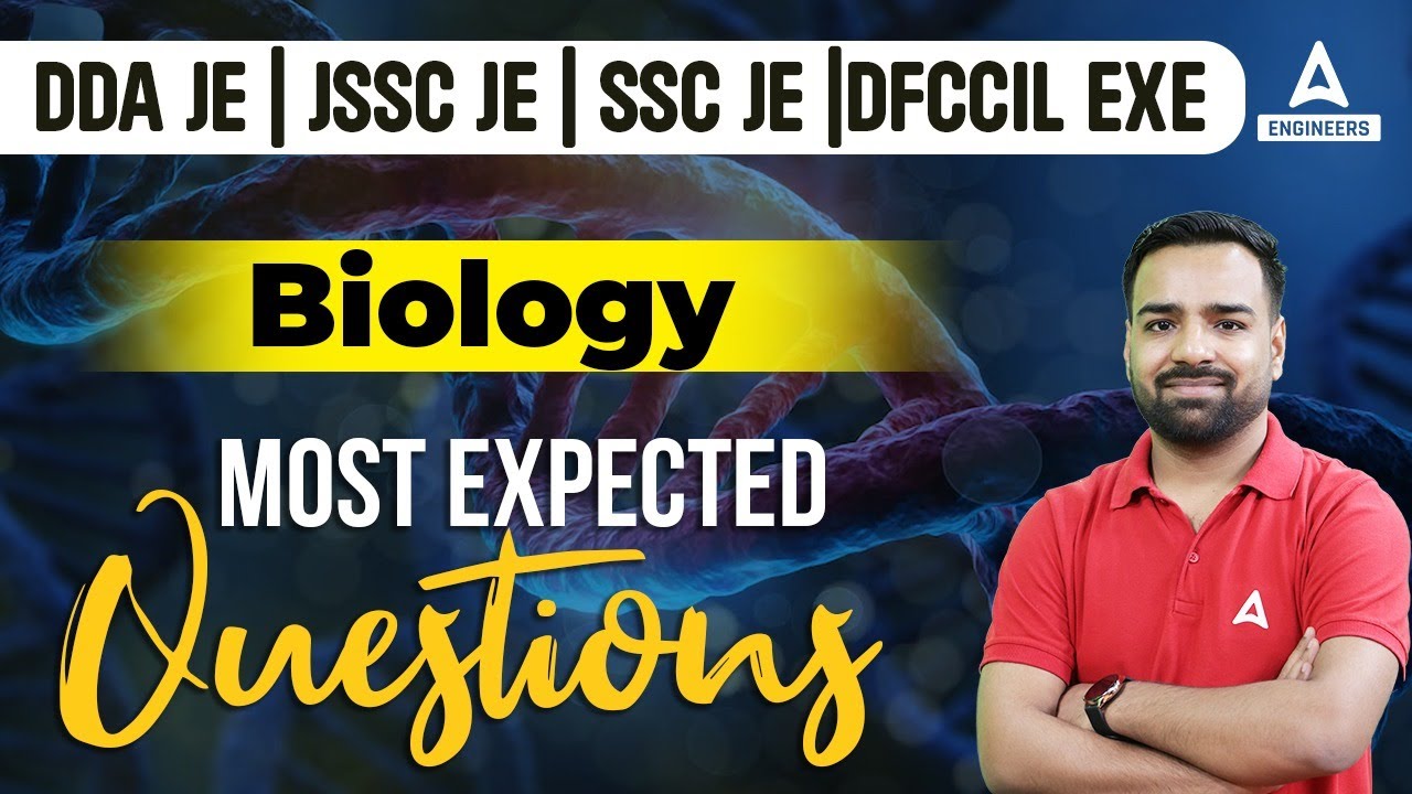 DDA JE/JSSC JE/SSC JE Biology Marathon 2023 | Biology By Deepmani Sir