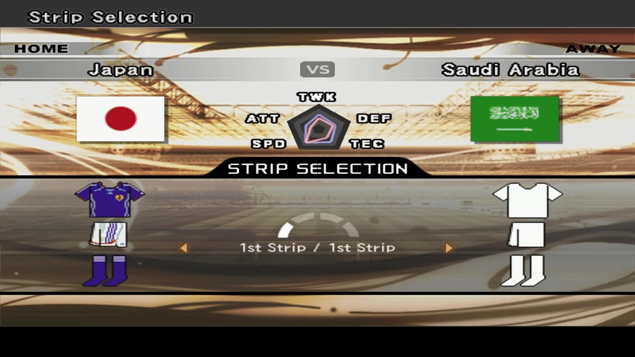 Pro Evolution Soccer 6 |Top Player | Japan vs Saudi Arabia