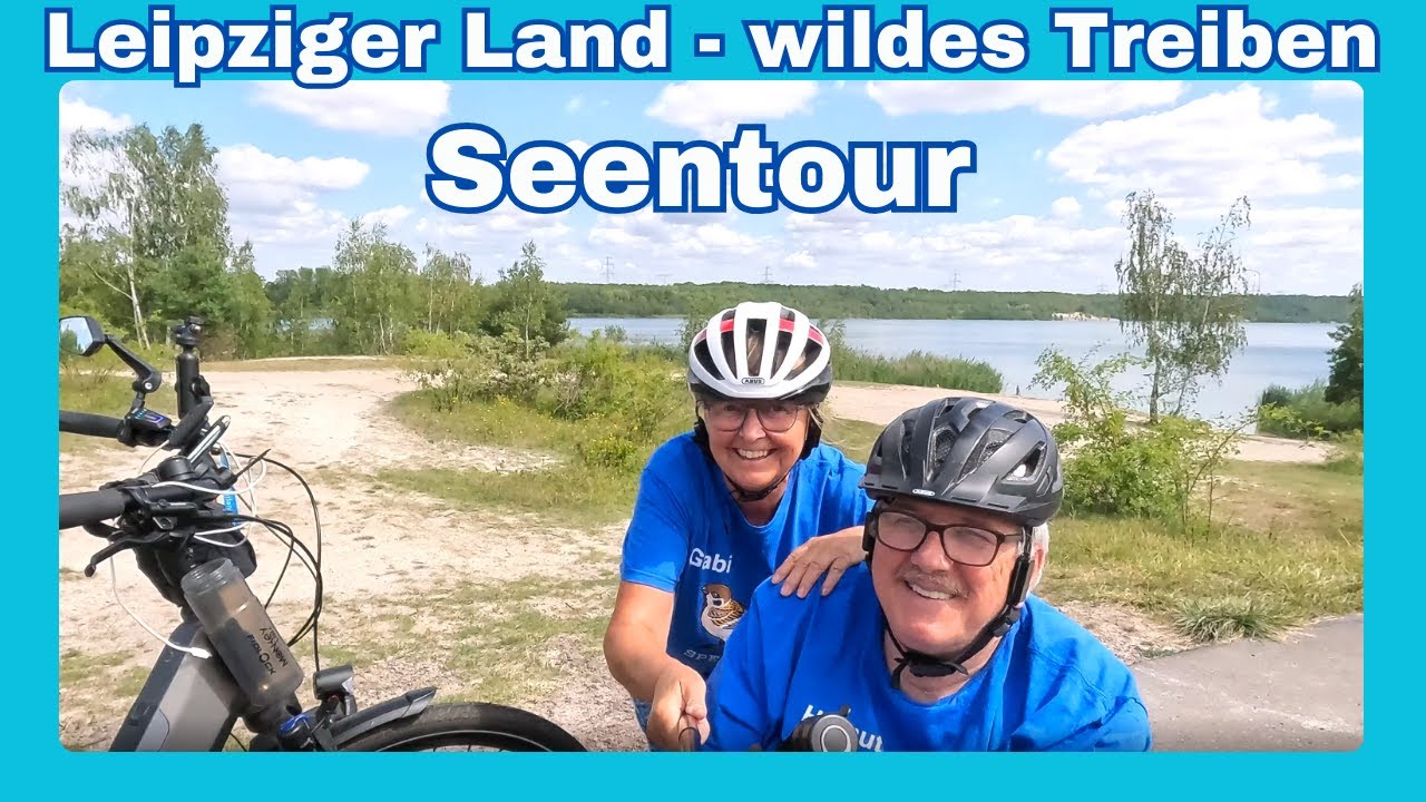 E-Bike&Handbike-Seentour - wildes Leipziger Land, wildes FKK - es knackt im Wald, Helmut legt sich