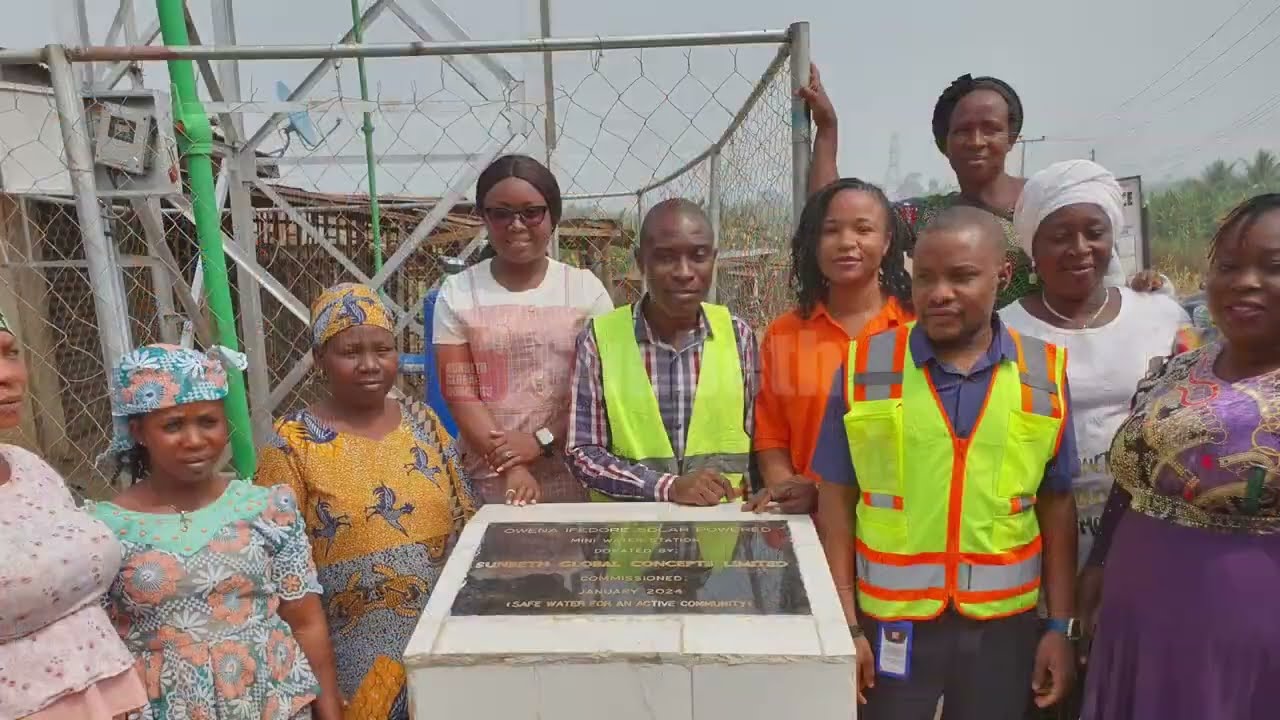 CSR - Sunbeth Unveils Clean Water Supply Projects Across Rural Communities in Nigeria