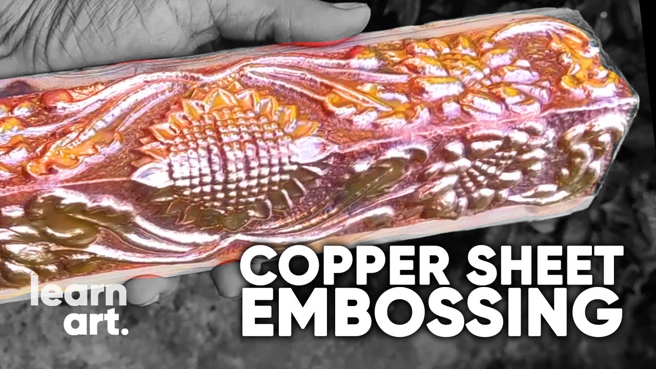 Copper Sheet Embossing | Repousse and Chasing Metal | Pitch Making | Biswajit Rout