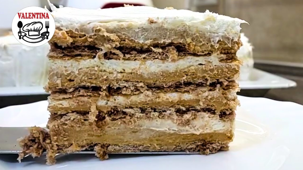 Šeherezada popularna torta sa turskim keksom koju morate praviti😍❗BEZ PEČENJA-Pripremite za 30min.❗😋