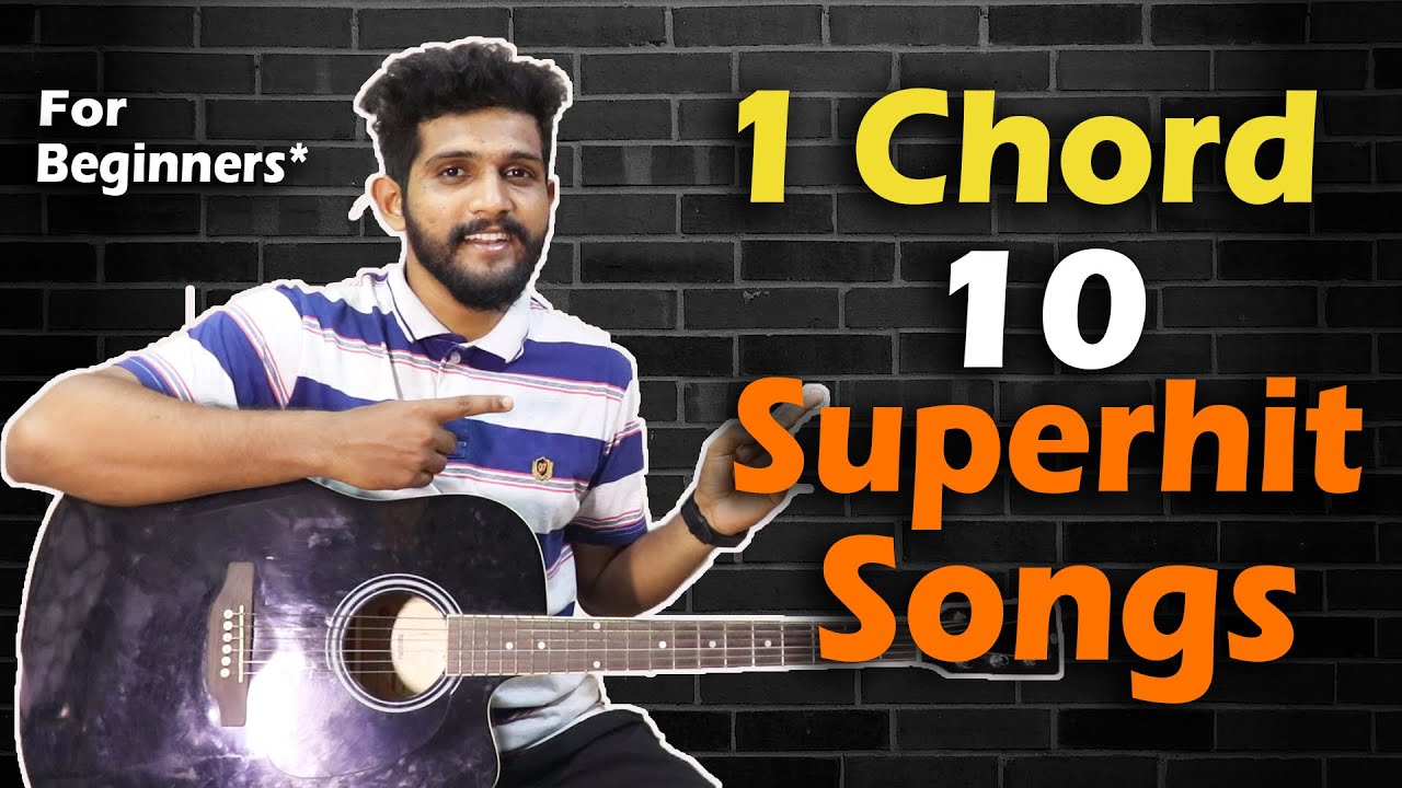 1 Chord  | 10 Guitar songs MASHUP Lesson | Bollywood/Hindi Songs Mashup | One chord