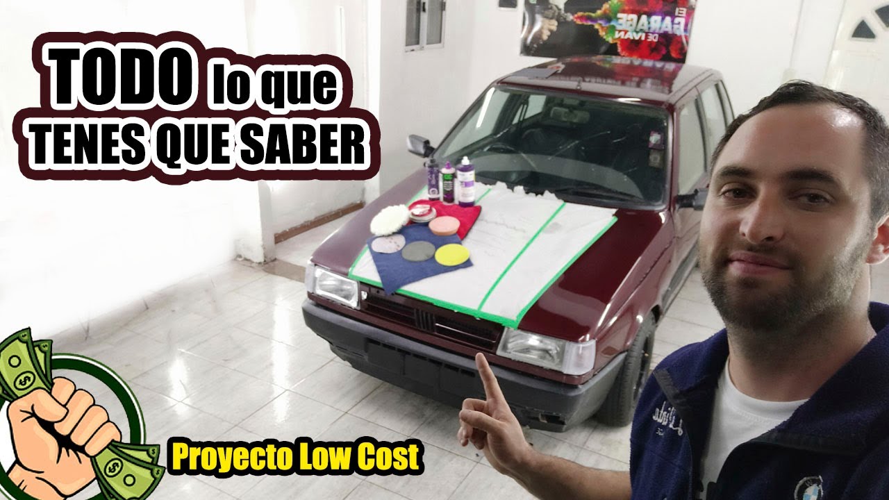 Corrección de barniz y Pulido / Fiat uno Low Cost / 3M Perfect It