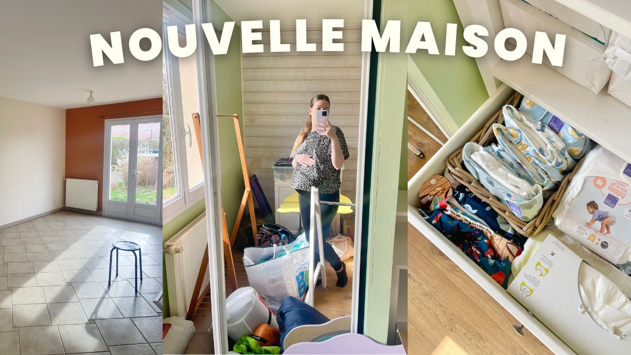 🏡 emménagement et préparation de la chambre de bébé 👶🤰 | vlog