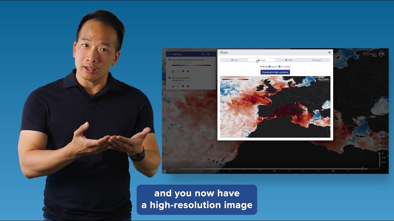 Tutorial | Using MyOcean Pro to Explore Sea Surface Temperatures & Create HD Visuals (ENGLISH)