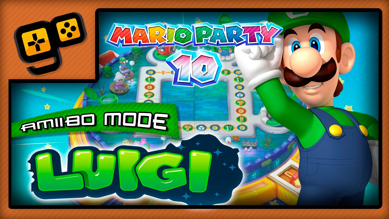 Mario Party 10 - Amiibo Party - Luigi