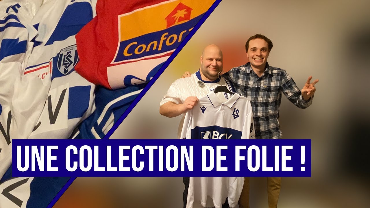 Je découvre la plus grosse collection de maillots du Lausanne-Sport (vous n’êtes pas prêts)