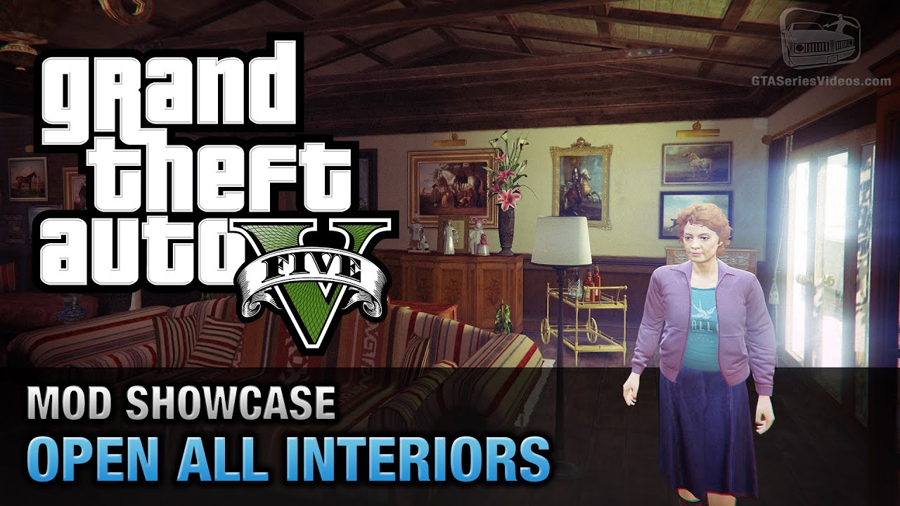 GTA 5 PC - Open All Interiors [Mod Showcase]
