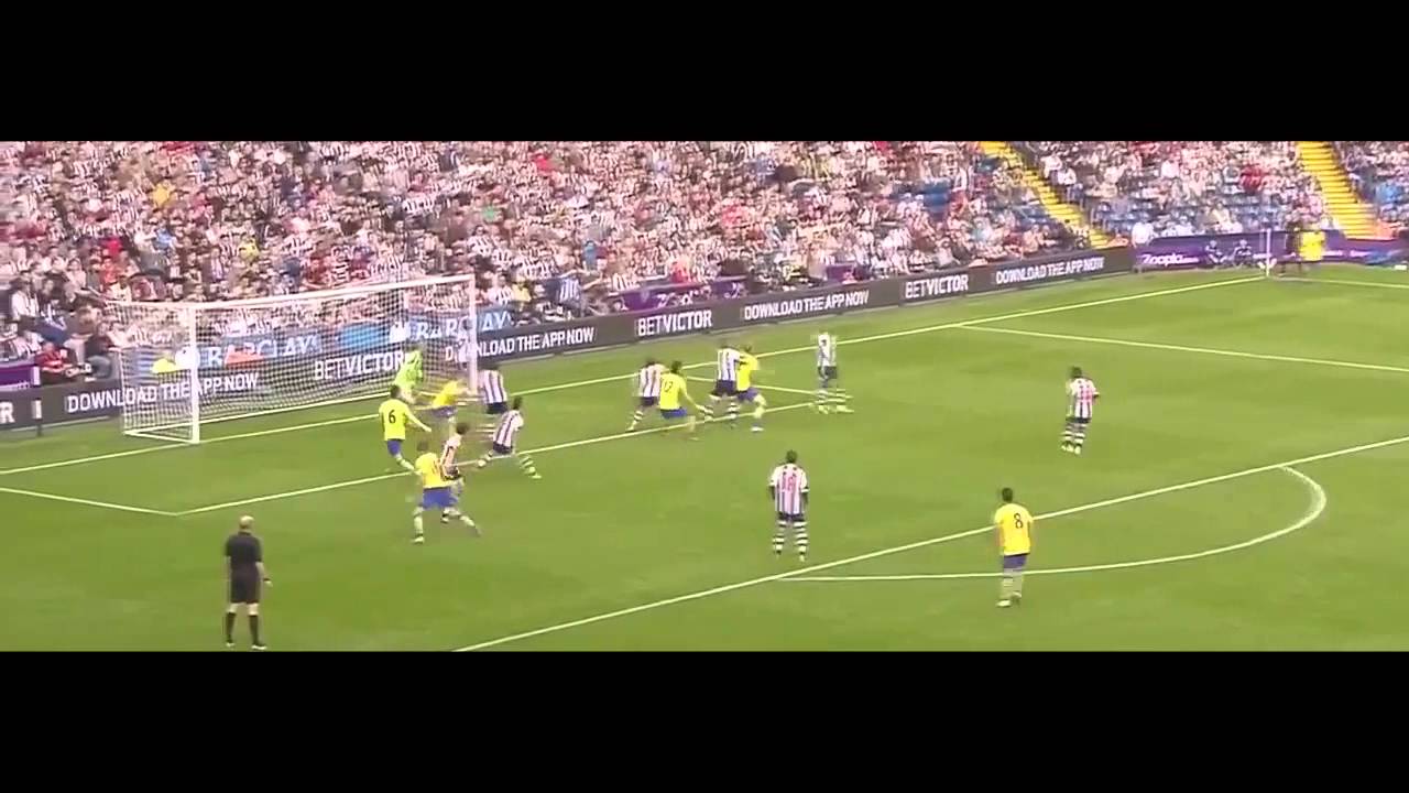 Mesut Özil vs West Bromwich Albion (Away) 13-14 HD 720p by LaKiLLaH9 [Cropped]