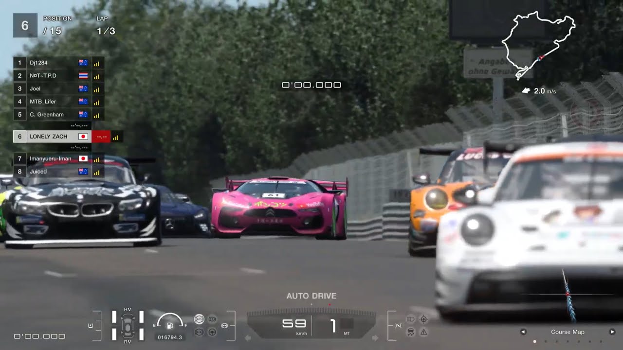 GT7 ニュル逆走でDRを稼ぐ？？？