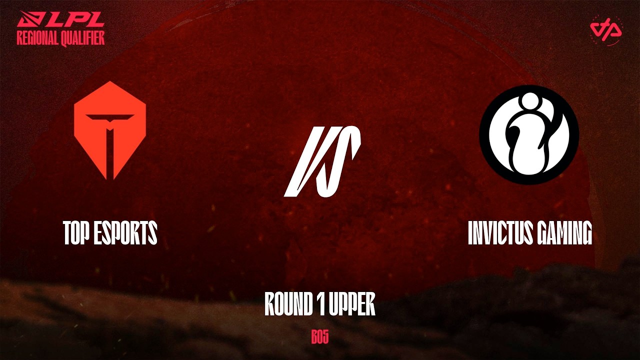 [LIVE] 🔴 LPL REGIONAL QUALIFIER - TES vs IG, WIN = WORLDS - ROUND 1 UPPER - BO5