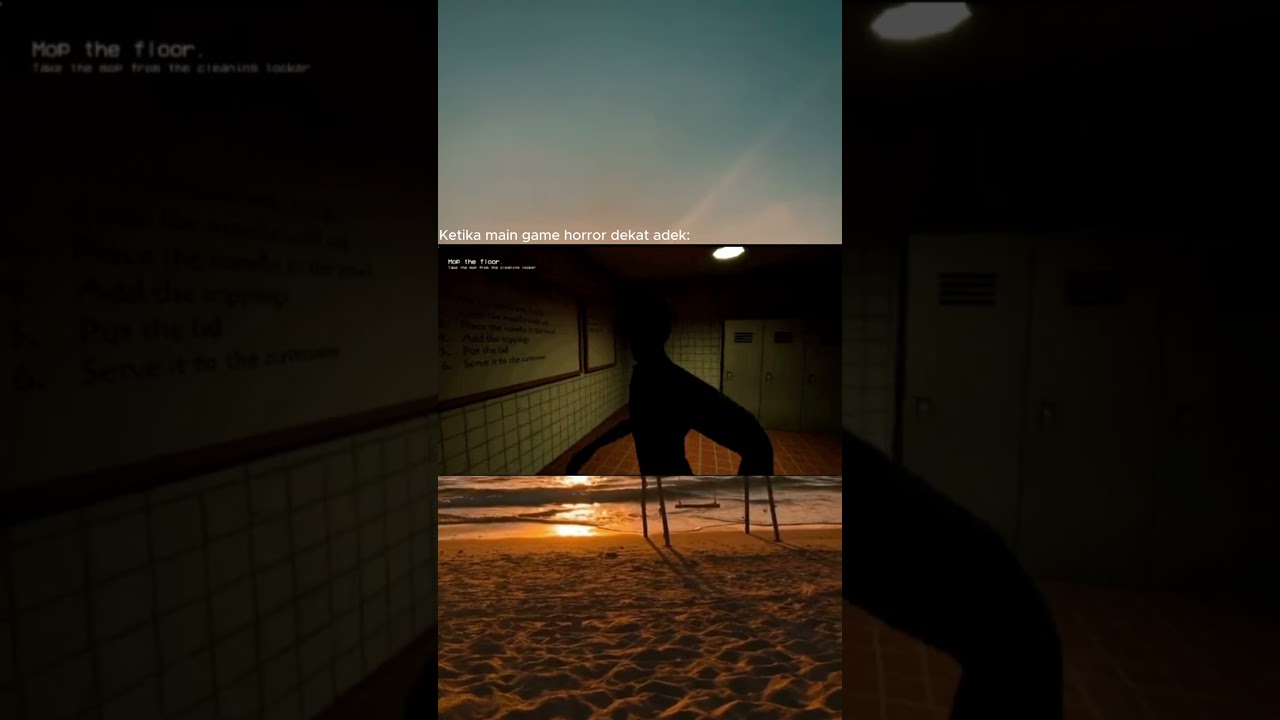 KETIKA MAIN GAME HORROR DEKAT ADEK LU BILEK: #shorts #sodaragamer #gamehoror  #theramenshop