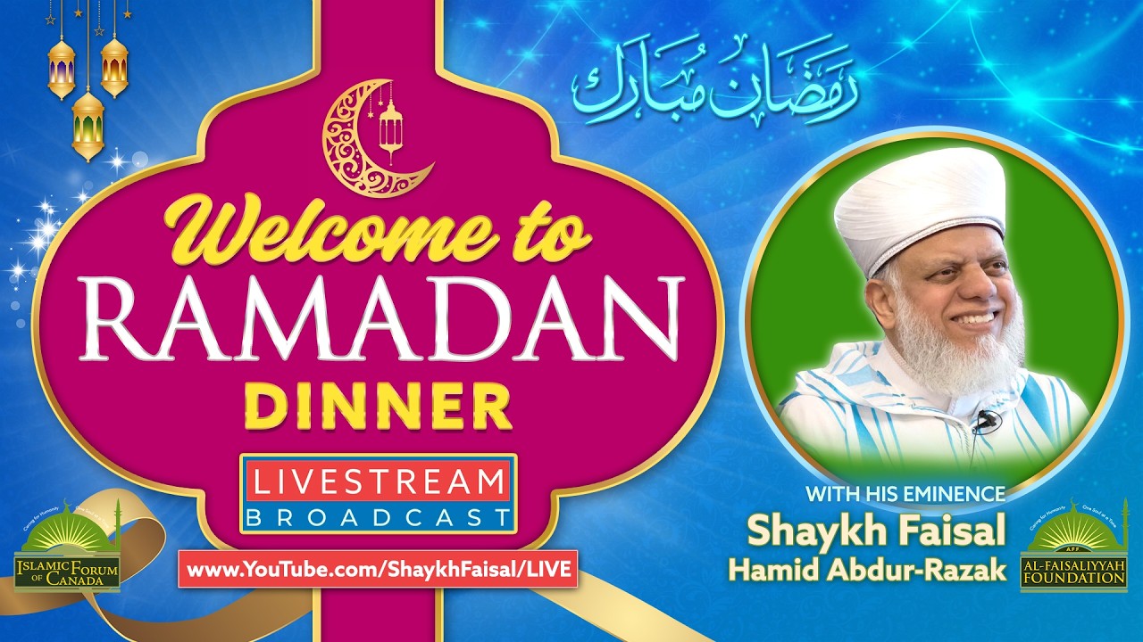 Special Welcome to Ramadan Dinner Program  –  26th Night of Sha`ban/ February-14-2026