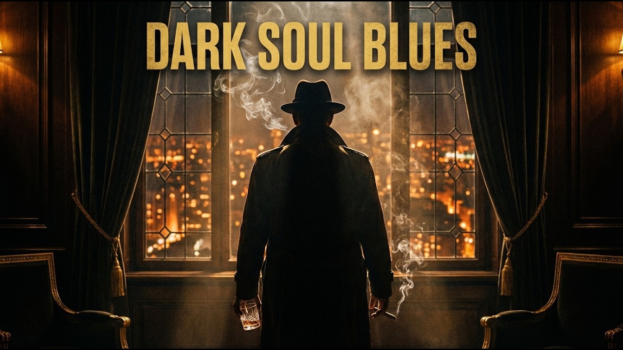 Late Night Blues for Deep Thinkers | Dark Soul Blues & Noir Jazz 🌧️