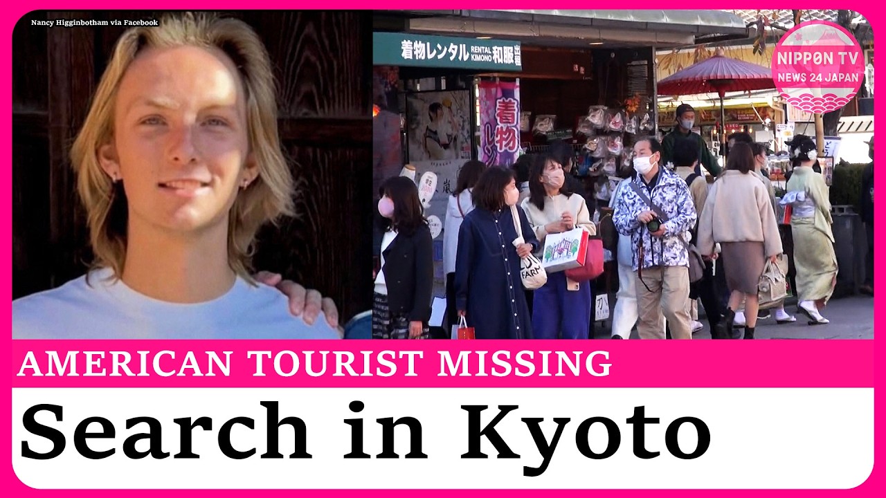 Search continues for missing American tourist in Kyoto