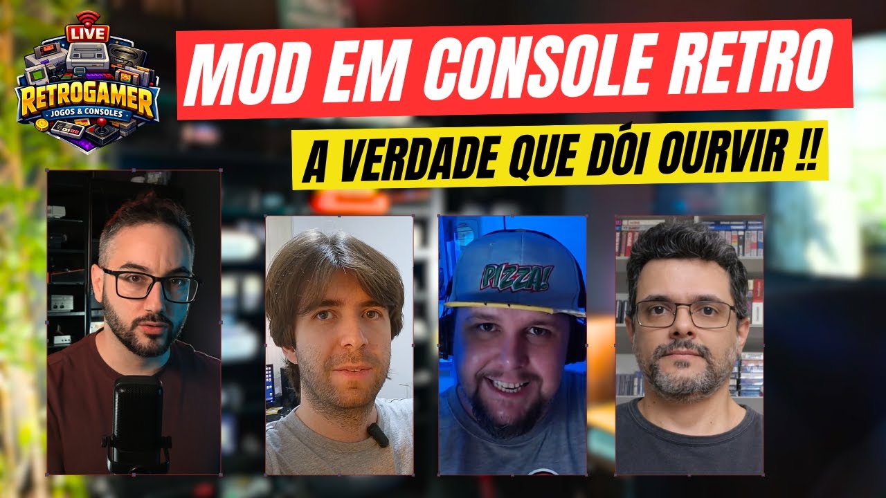 A VERDADE sobre modificar seu console antigo! Live com os parceiros!