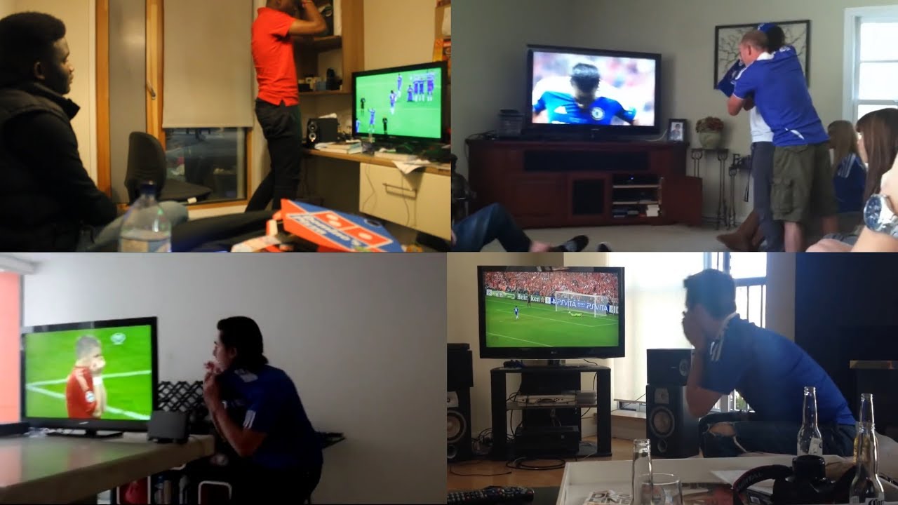 Chelsea vs Bayern Munich 2012 Penalty Shootout Fans Reactions