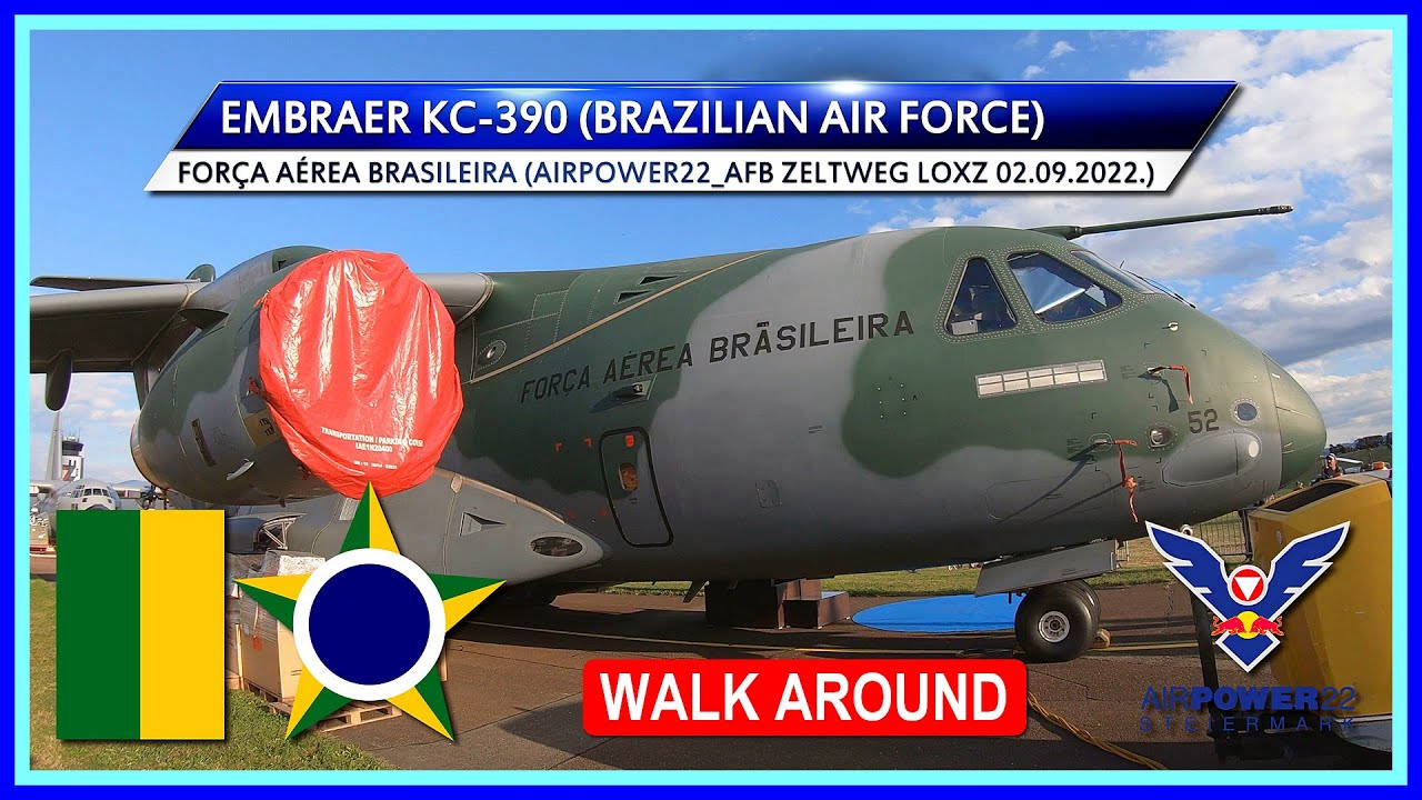 4K⁵⁰✈️🇧🇷Embraer KC-390(PT-ZNG)(Brazilian Air Force)(AirPower22_AFB Zeltweg LOXZ 02.09.2022.)