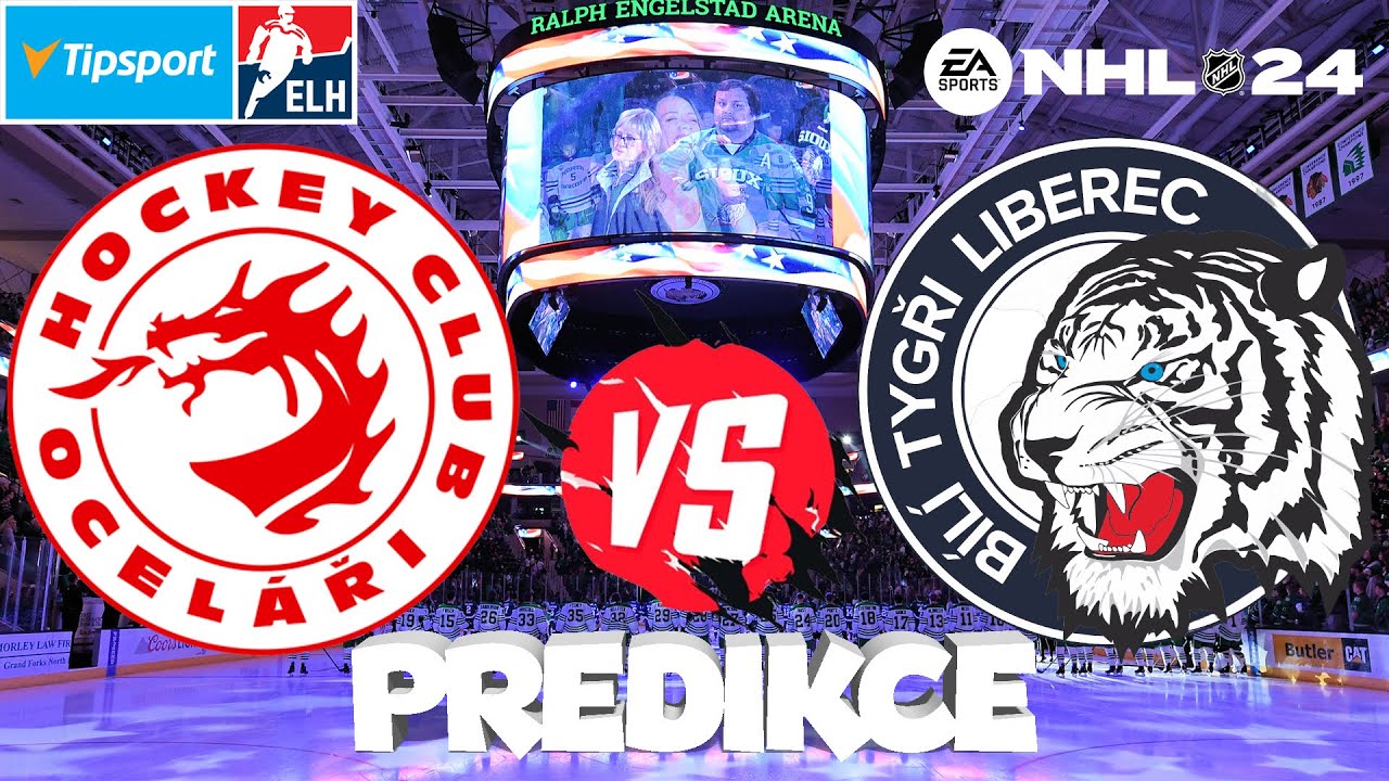 Porazí Třinečtí mistři extraligy Liberecké tygry?!🏒|NHL24|🔥