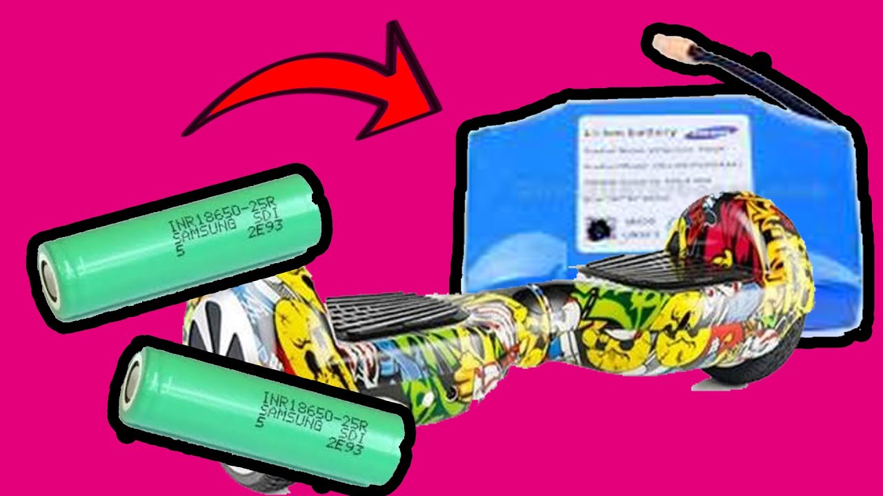 Reparación de batería de hoverboard - Reemplazar celdas 18650 dañadas en pack de baterías