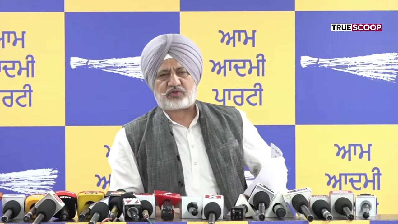 LIVE: AAP Punjab General Secretary & Media In-Charge Baltej Pannu Addresses Press Conference