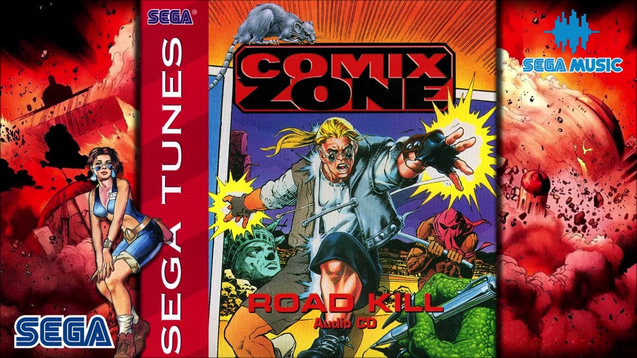 Comix Zone -02- Feed my Disease - *BONUS CD* - ROAD KILL / (SEGA TUNES🎶) Vol. 3💿