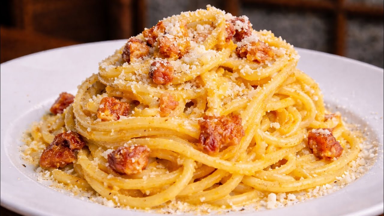 Cook Real Carbonara in 1 Minute