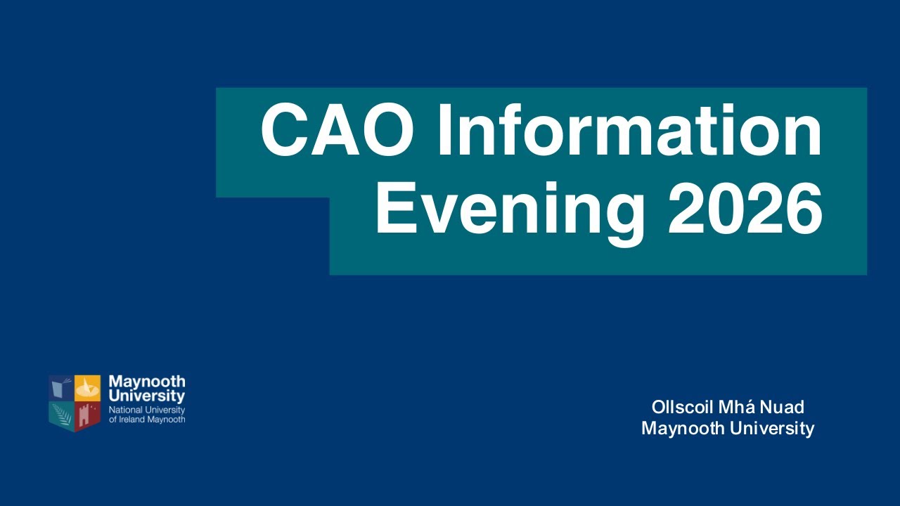 CAO Information Evening 2026- Education/Teaching Degrees
