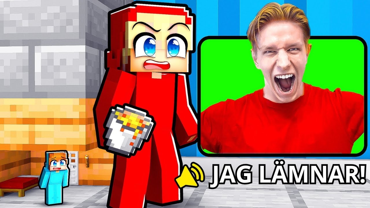 Jag Lurade En Streamer Med En MINI Hemlig Bas i Minecraft!